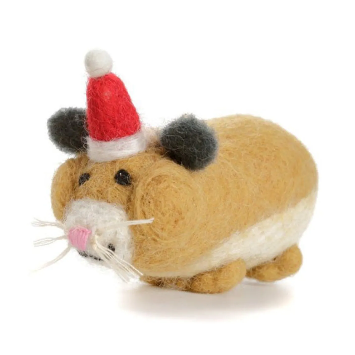 Hamster in Hat Felt Decoration