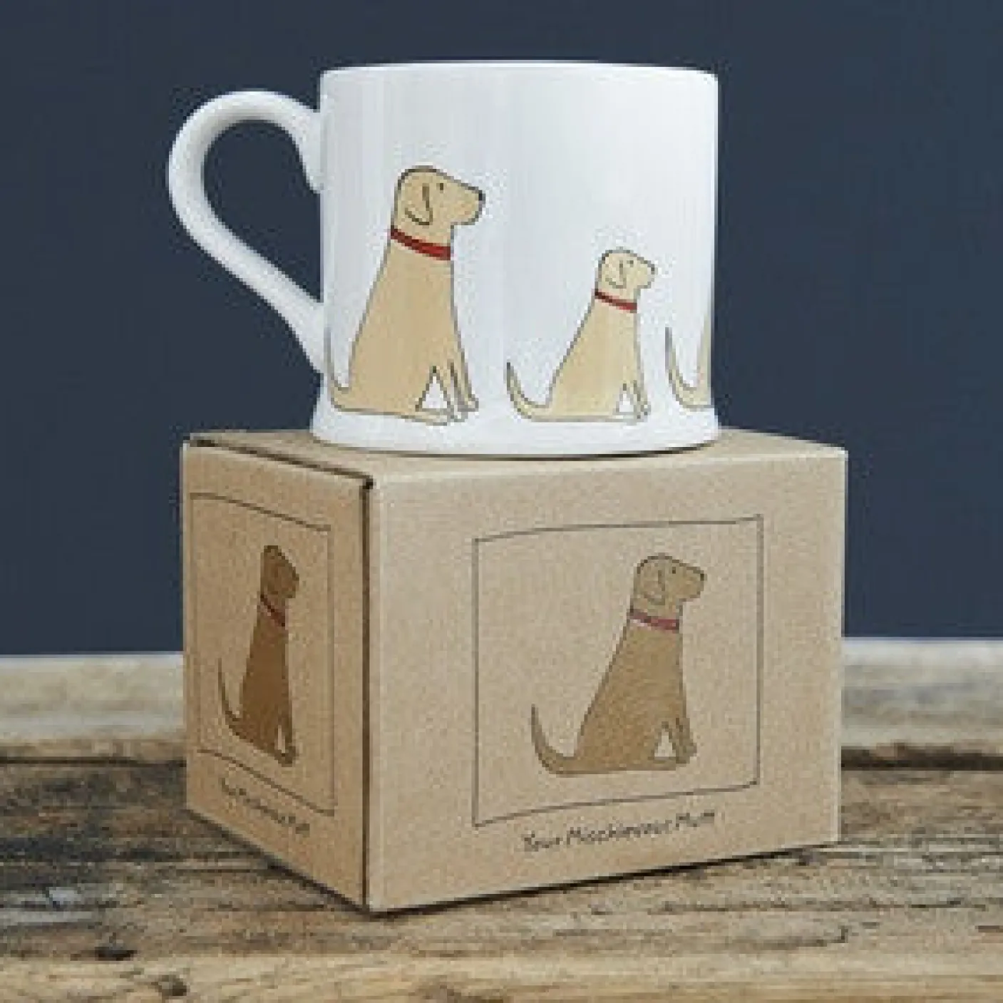 Yellow Labrador Mug Boxed