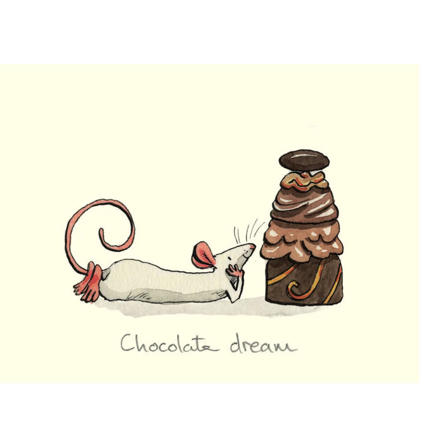 Chocolate Dream Greetings Card