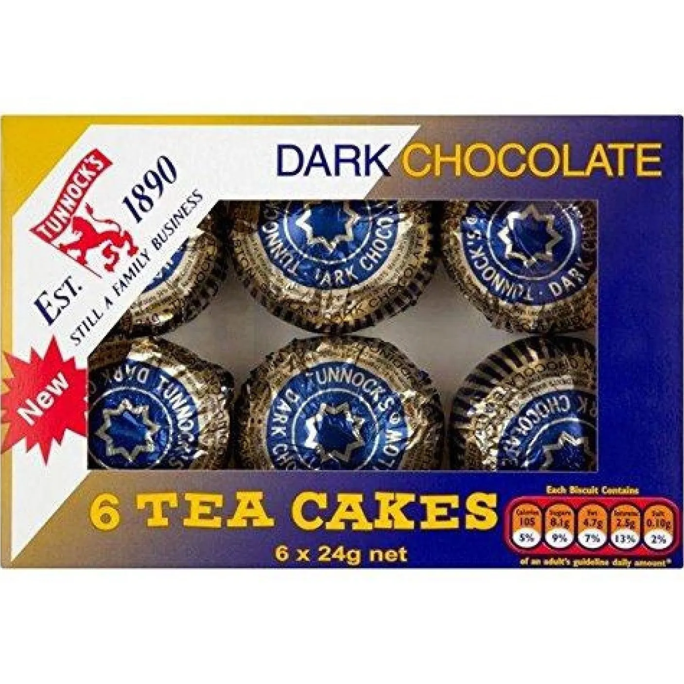 Tunnock's Dark Chocolate Tea Cakes