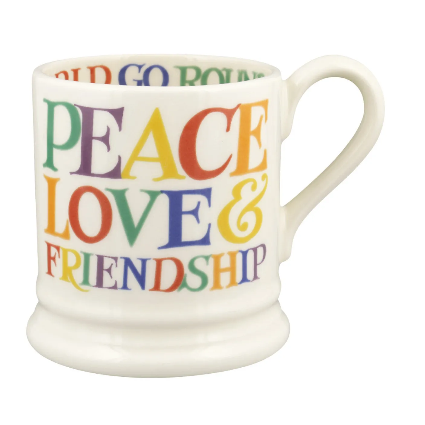 Rainbow Toast Without You 1/2 Pint Mug