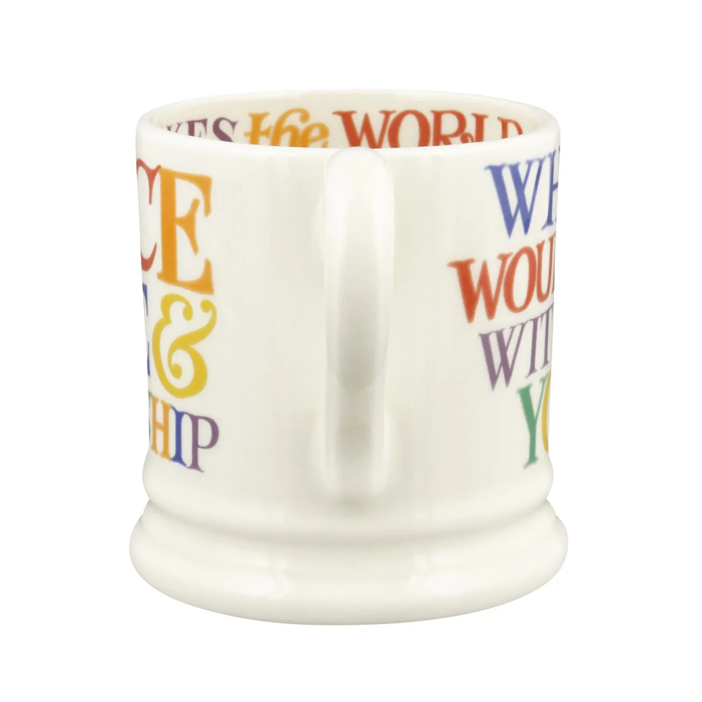 Rainbow Toast Without You 1/2 Pint Mug