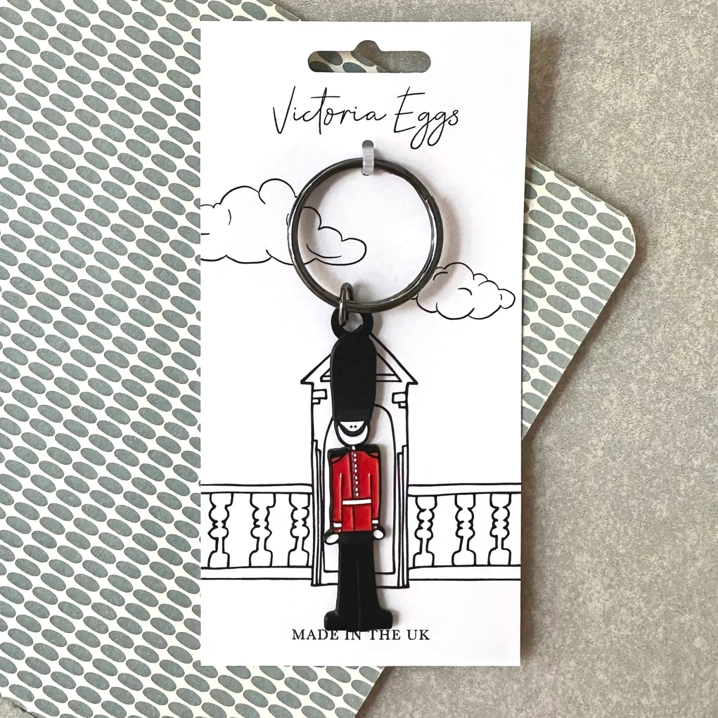 King's Guard Enamel Keyring