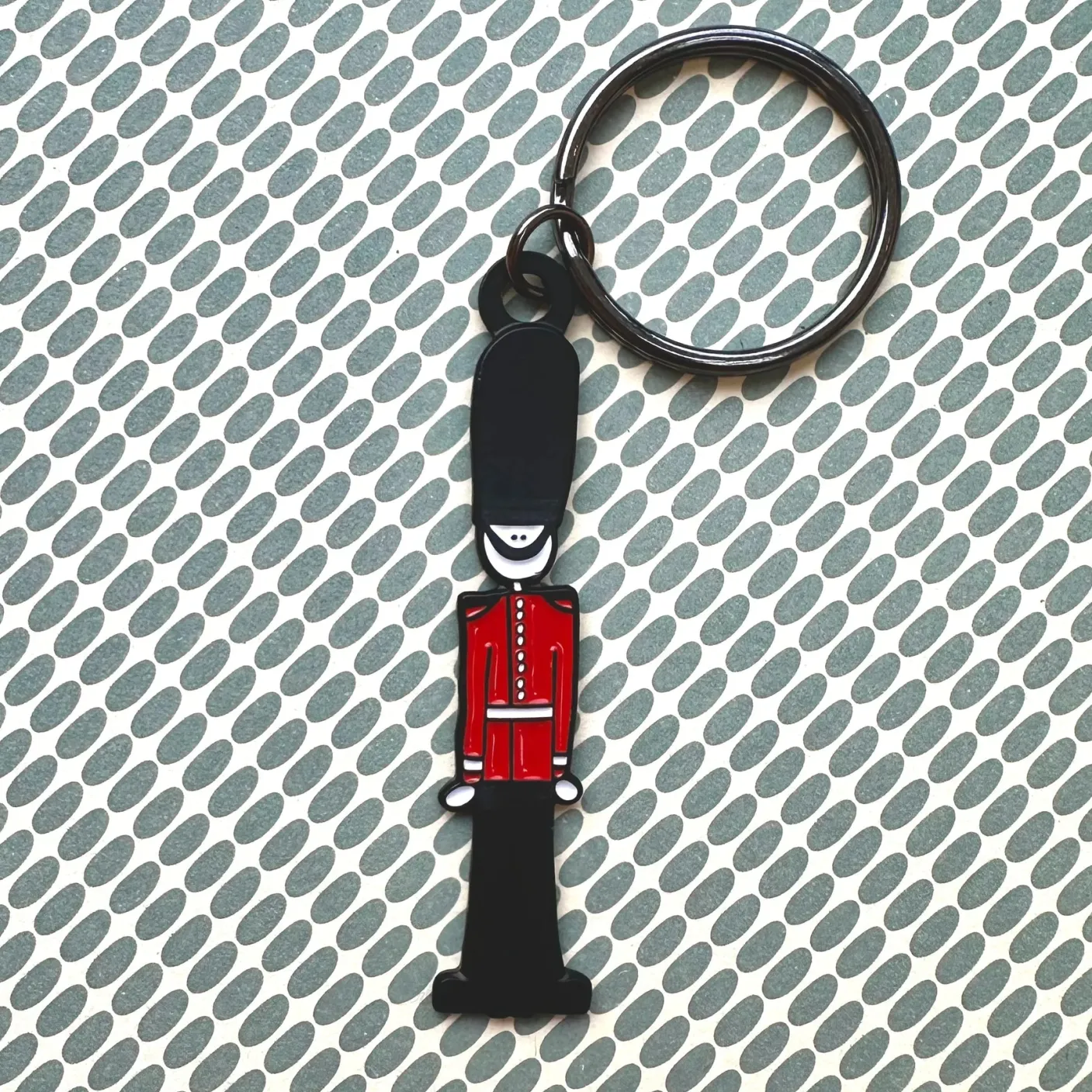 King's Guard Enamel Keyring