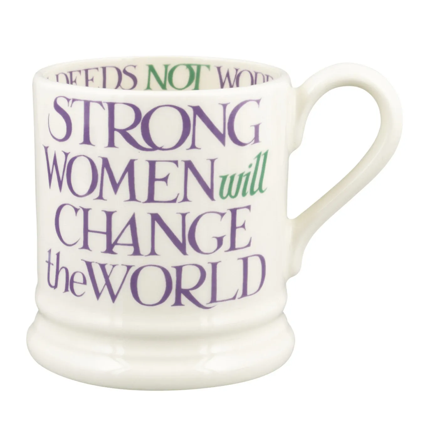 Purple Toast Change Our World 1/2 Pint Mug