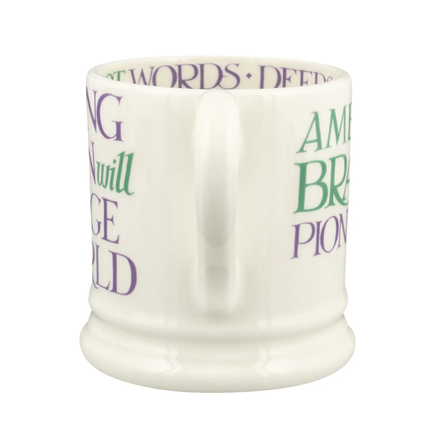 Purple Toast Change Our World 1/2 Pint Mug