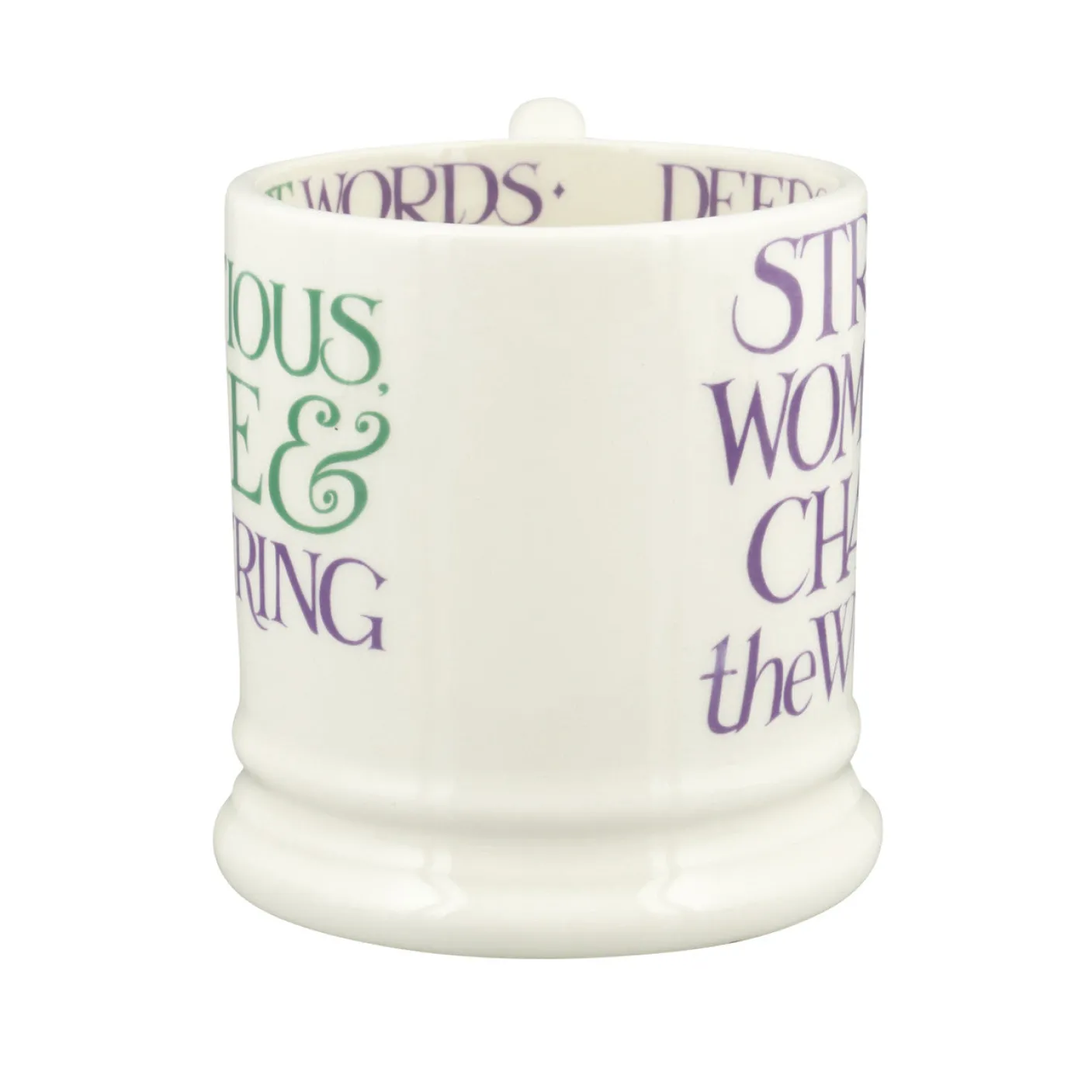 Purple Toast Change Our World 1/2 Pint Mug