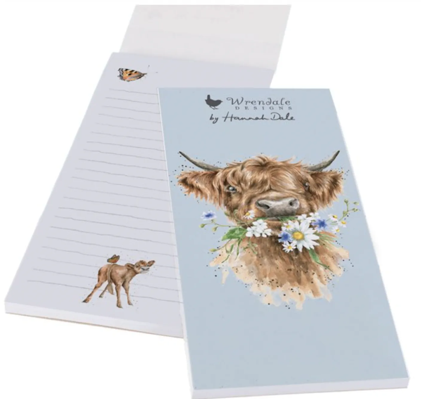 'Daisy Coo' Highland Cow Shopping List Pad