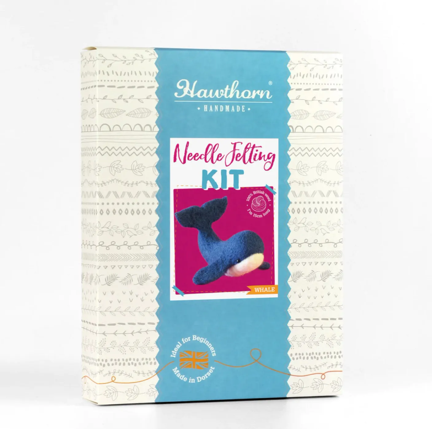 Whale Needle Felting Kit