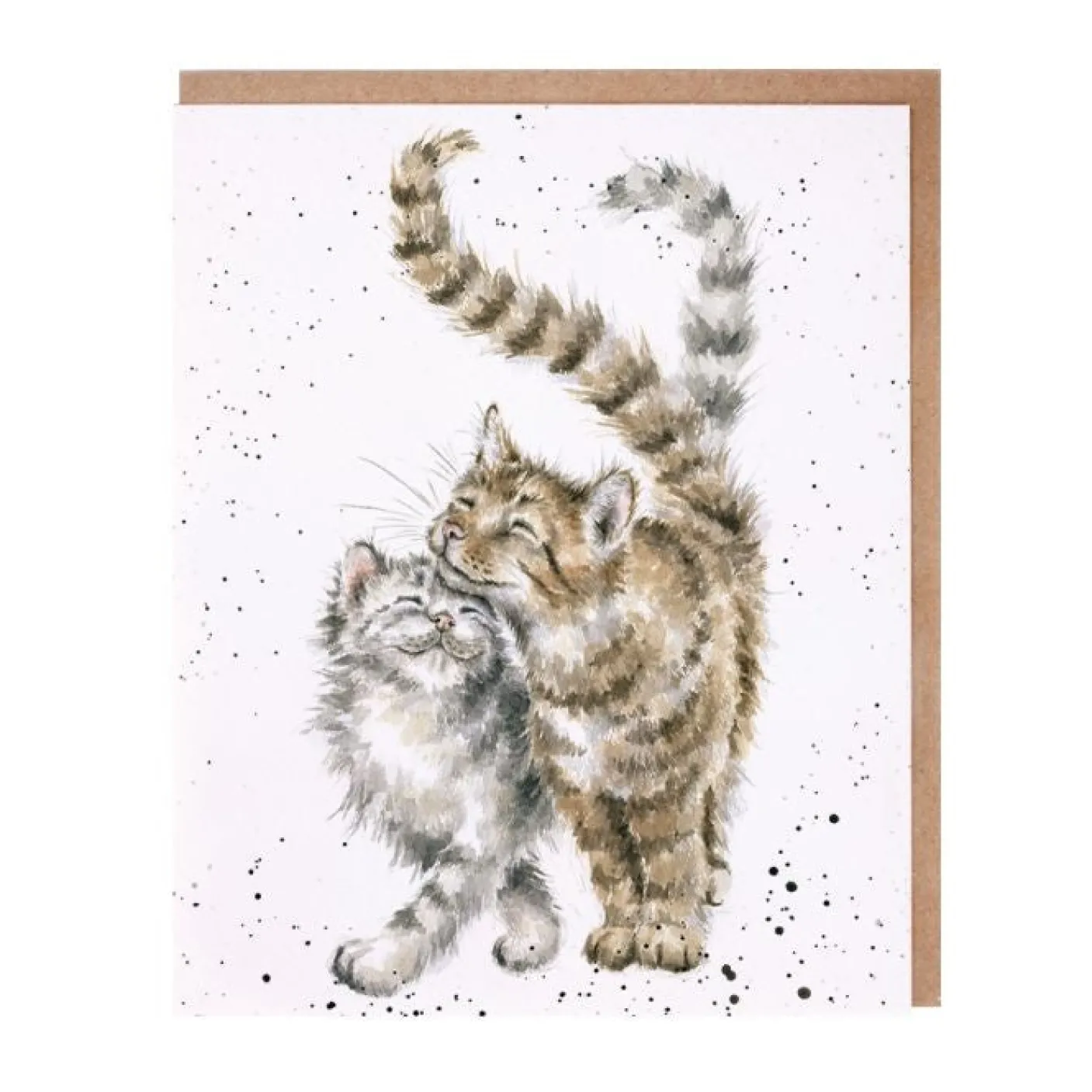 'Feline Good' Cat Greetings Card