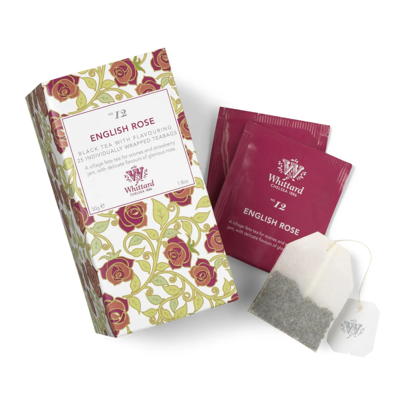 Whittard Tea Discoveries English Rose Tea Bags