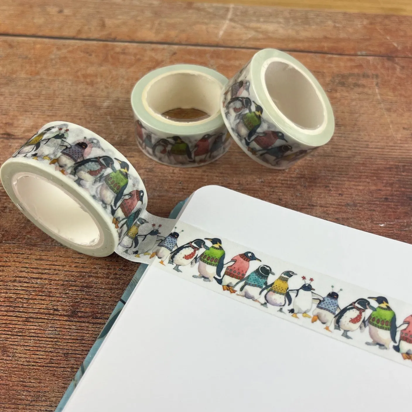 Penguins in Pullovers 20mm Washi Tape
