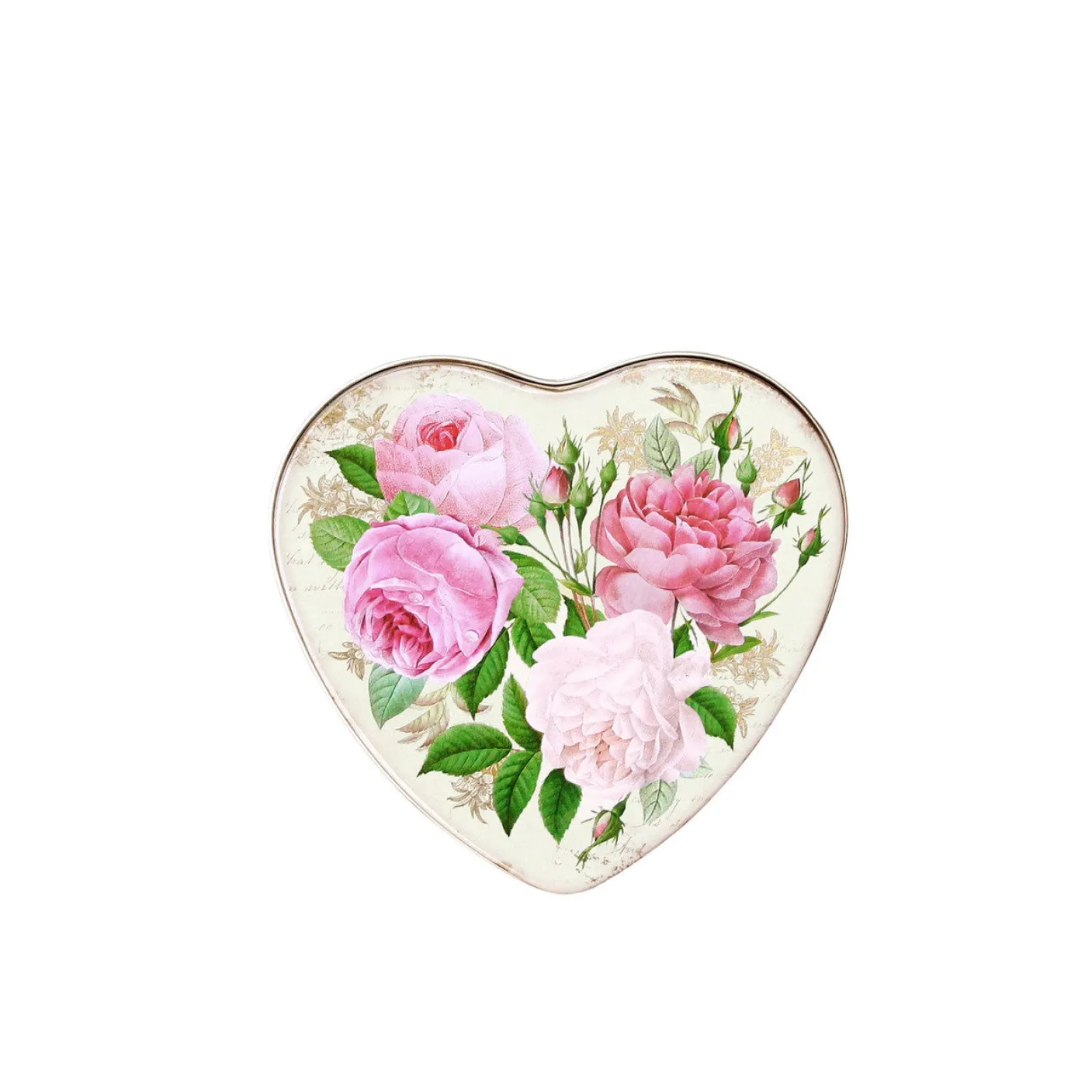 Nostalgia Roses Small Heart Tin