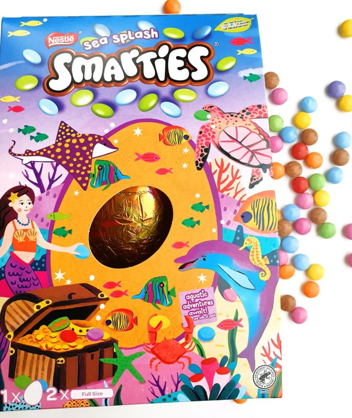 Smarties Large Sea Splash Easter Egg
