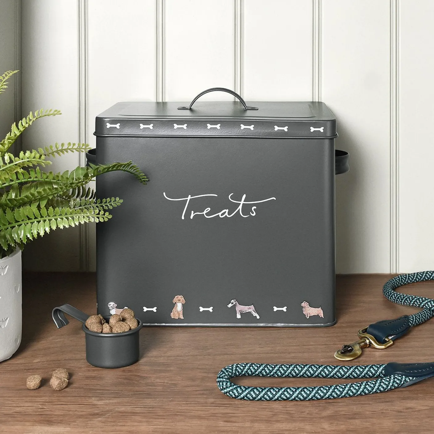 Walkies Pet Treat Tin