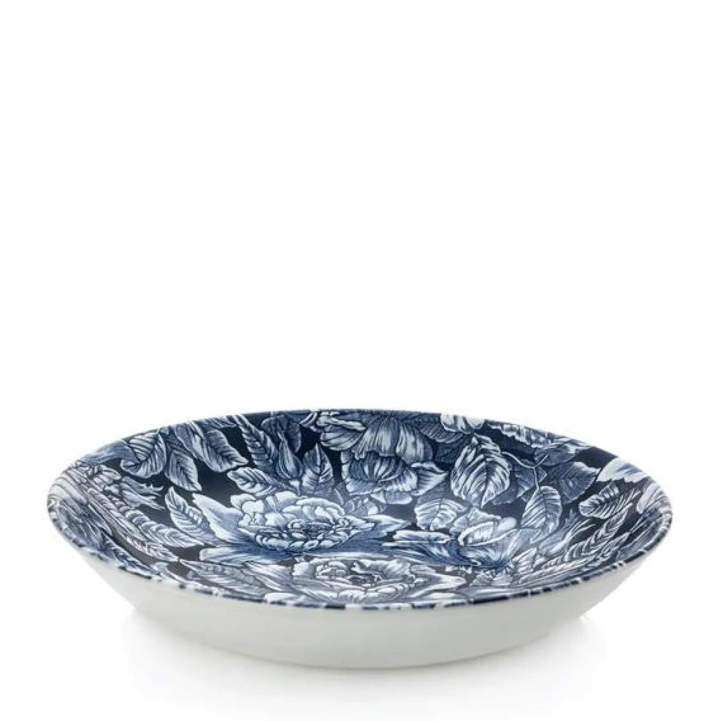 Ink Blue Hibiscus Pasta Bowl