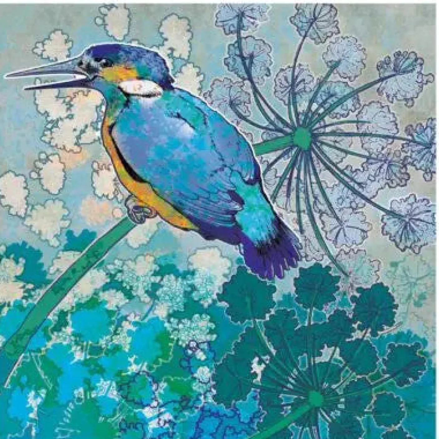 Kingfisher Greetings Card