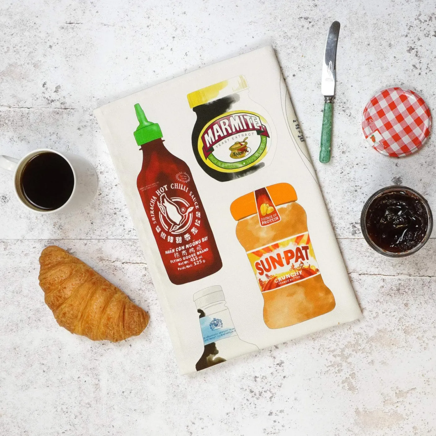 Store Cupboard Tea Towel by Corinne Alexander