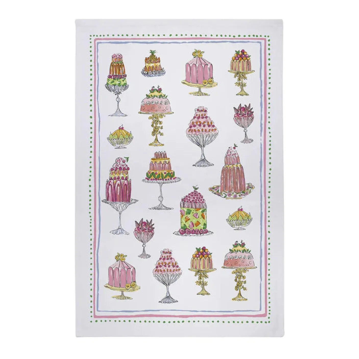 Vintage Jellies Cotton Tea Towel