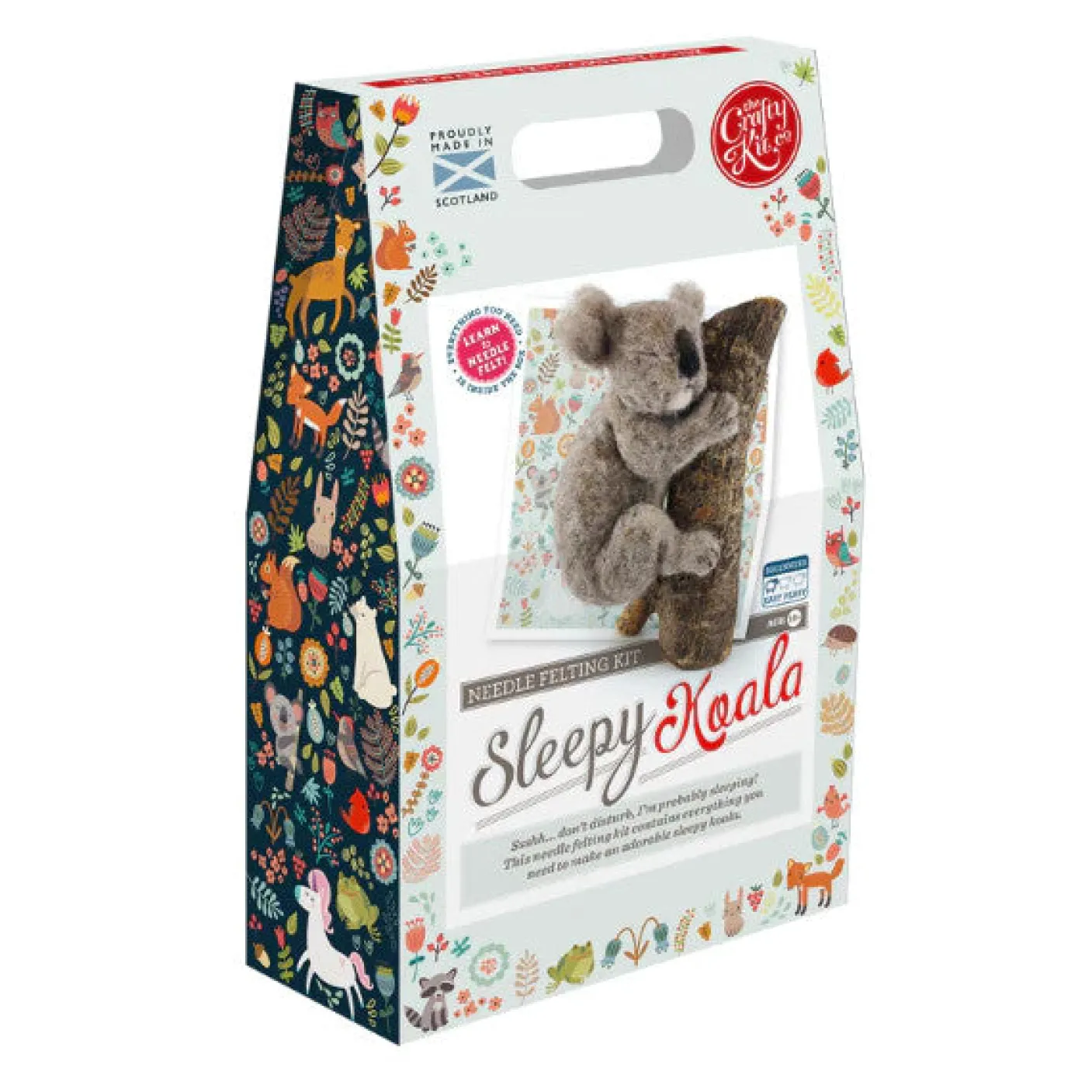 Sleepy Koala Needle Felting Craft Kit