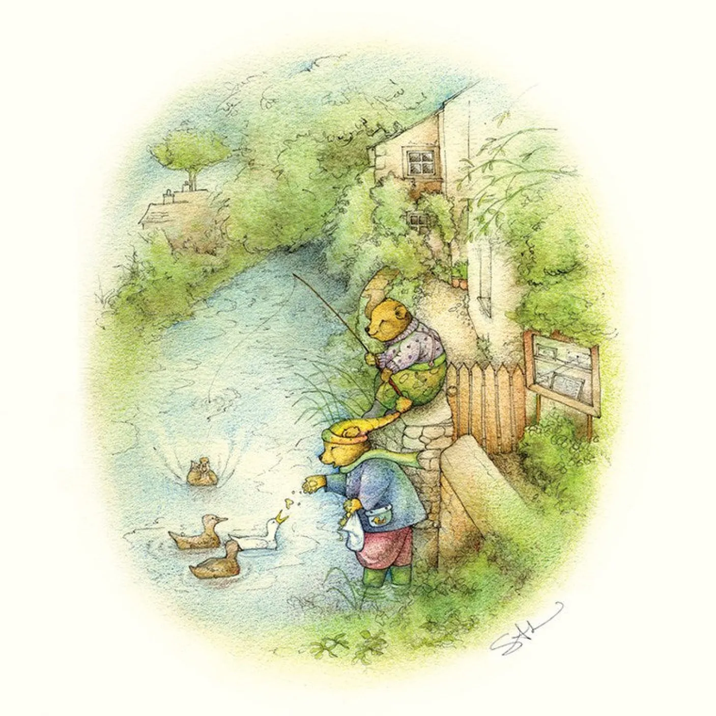 Fishing Greeting Card