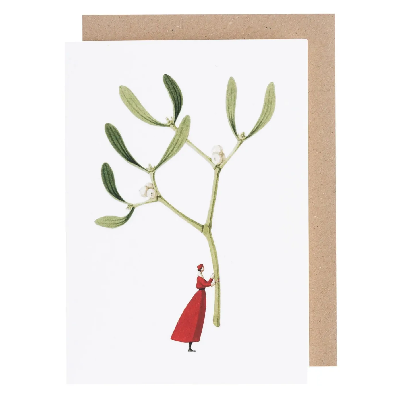 Mistletoe Greetings Card