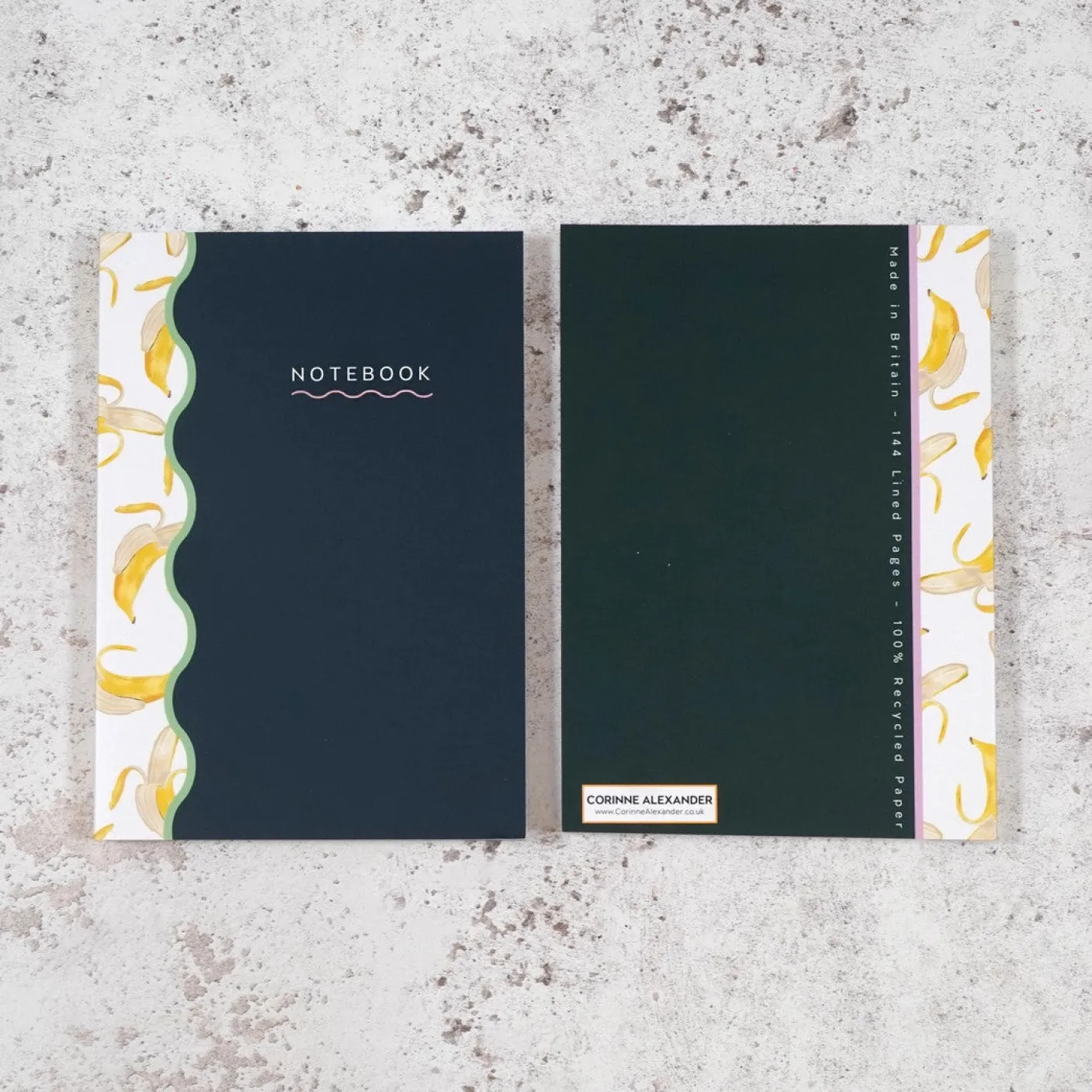Banana Notebook by Corinne Alexander