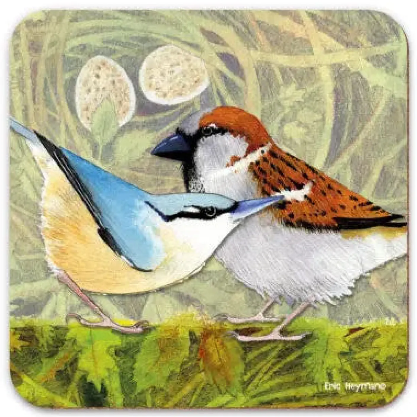 British Birds 2  Coaster