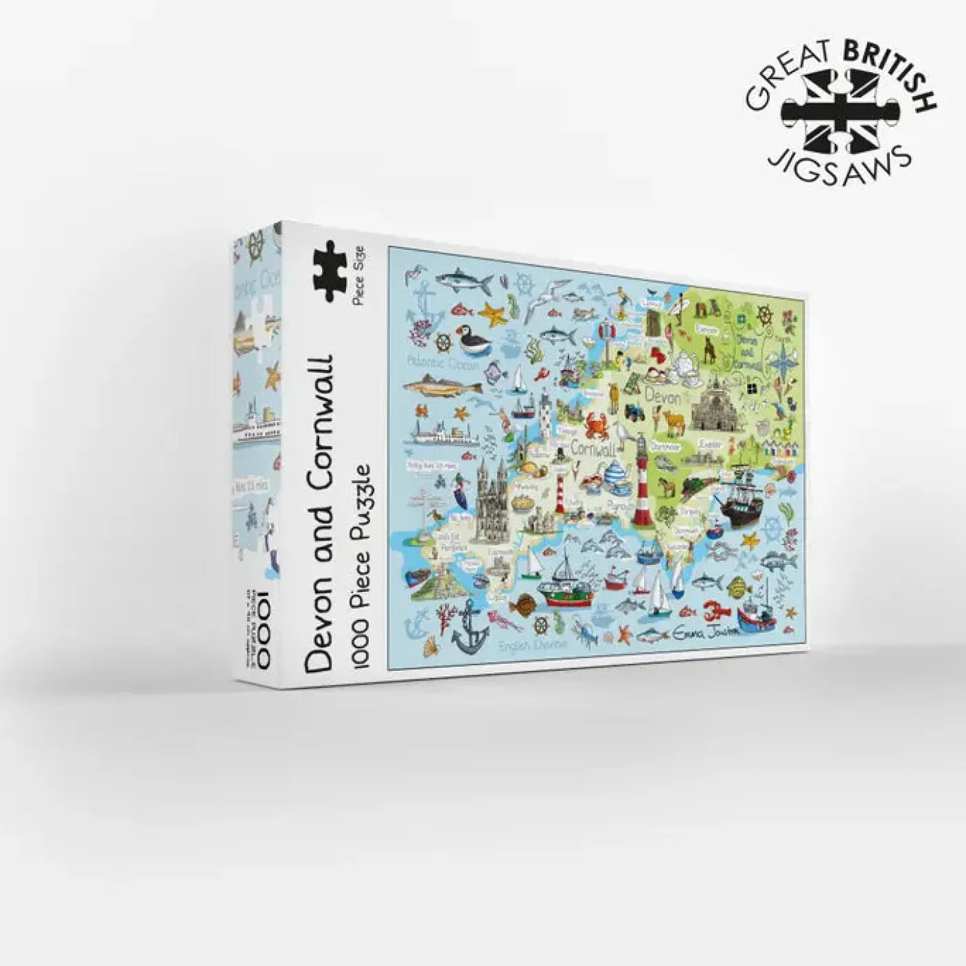 Devon & Cornwall 1000 Piece Jigsaw Puzzle
