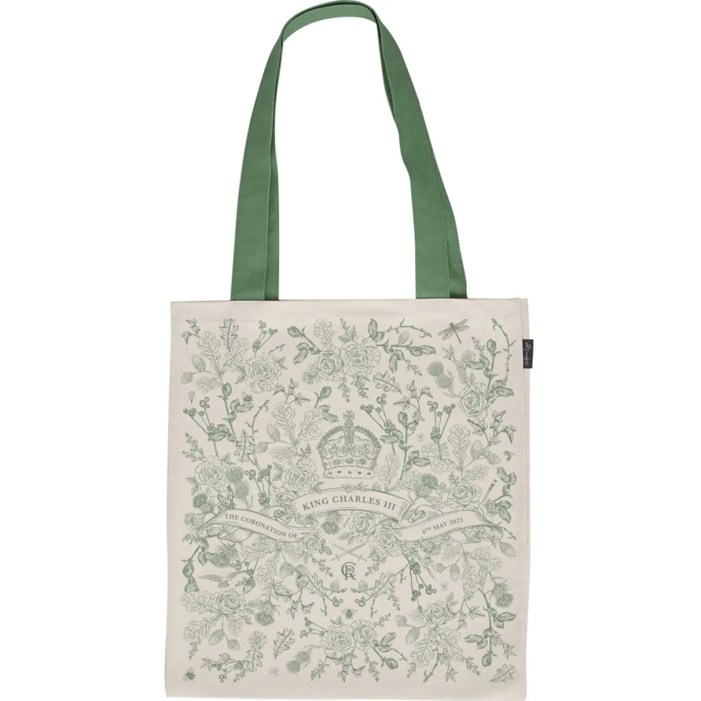 King Charles lll Coronation Canvas Tote Bag