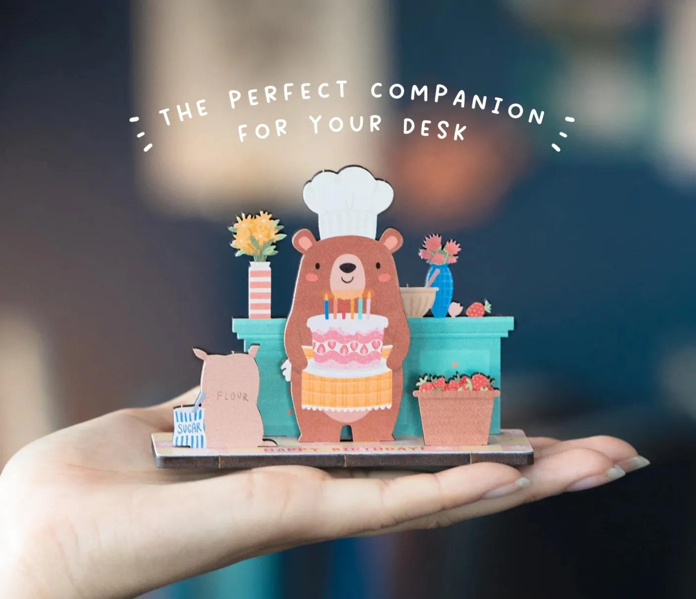 Bakery Bear Pop Out Card