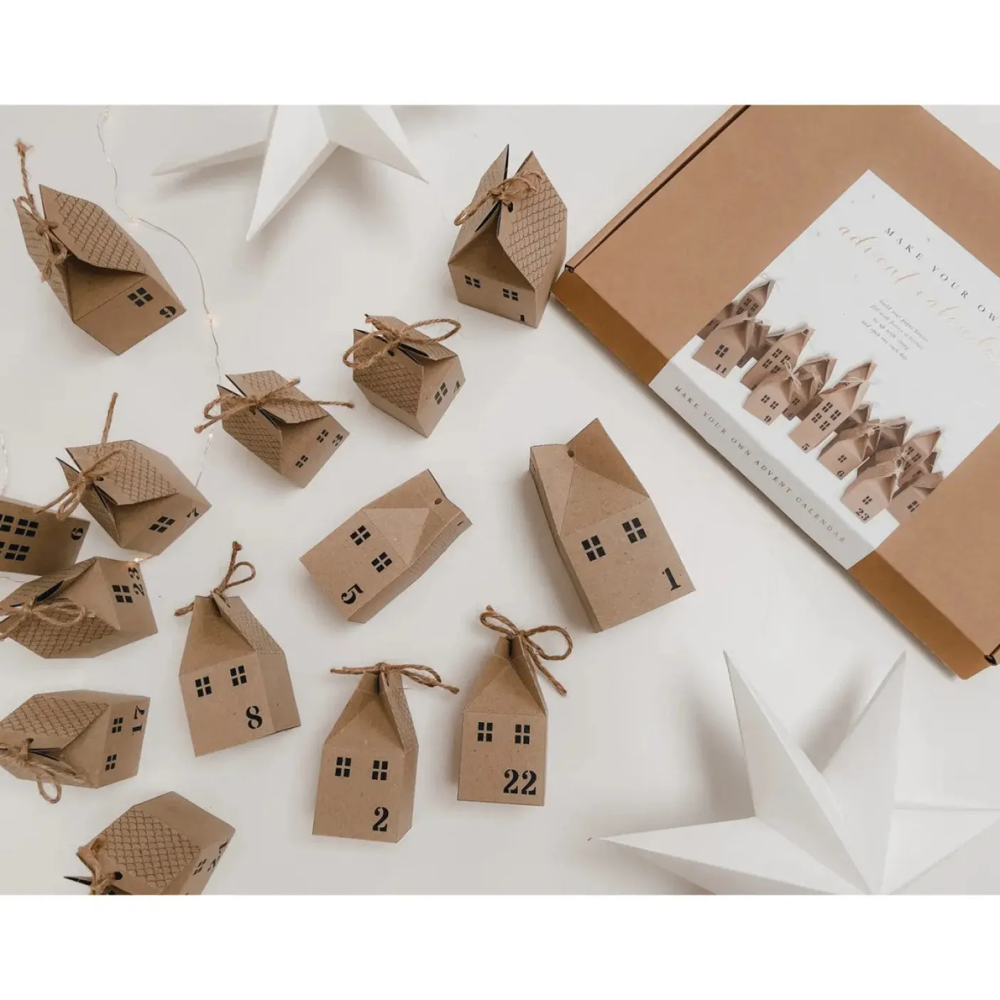 DIY Advent Calendar Houses Kit