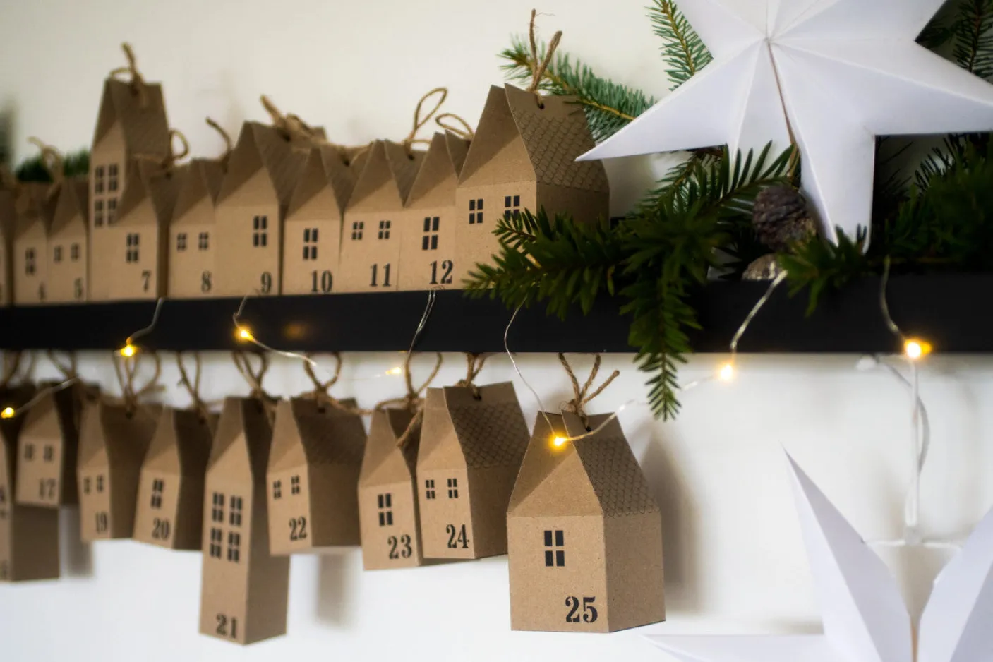 DIY Advent Calendar Houses Kit