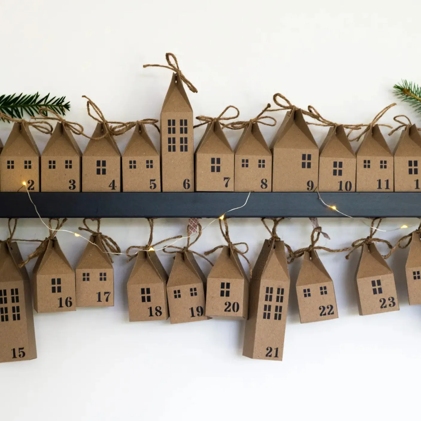 DIY Advent Calendar Houses Kit