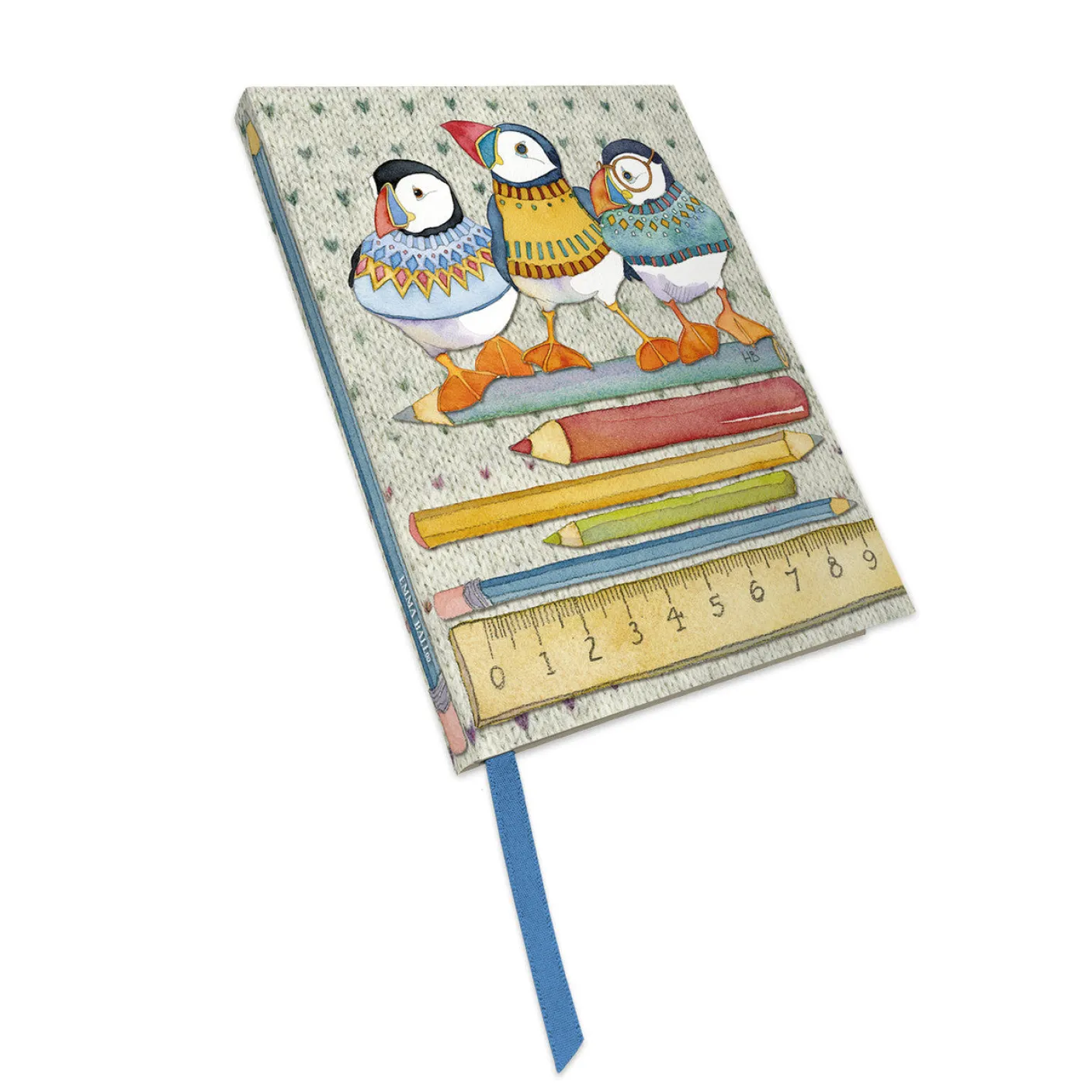 Woolly Puffins Bound Notebook