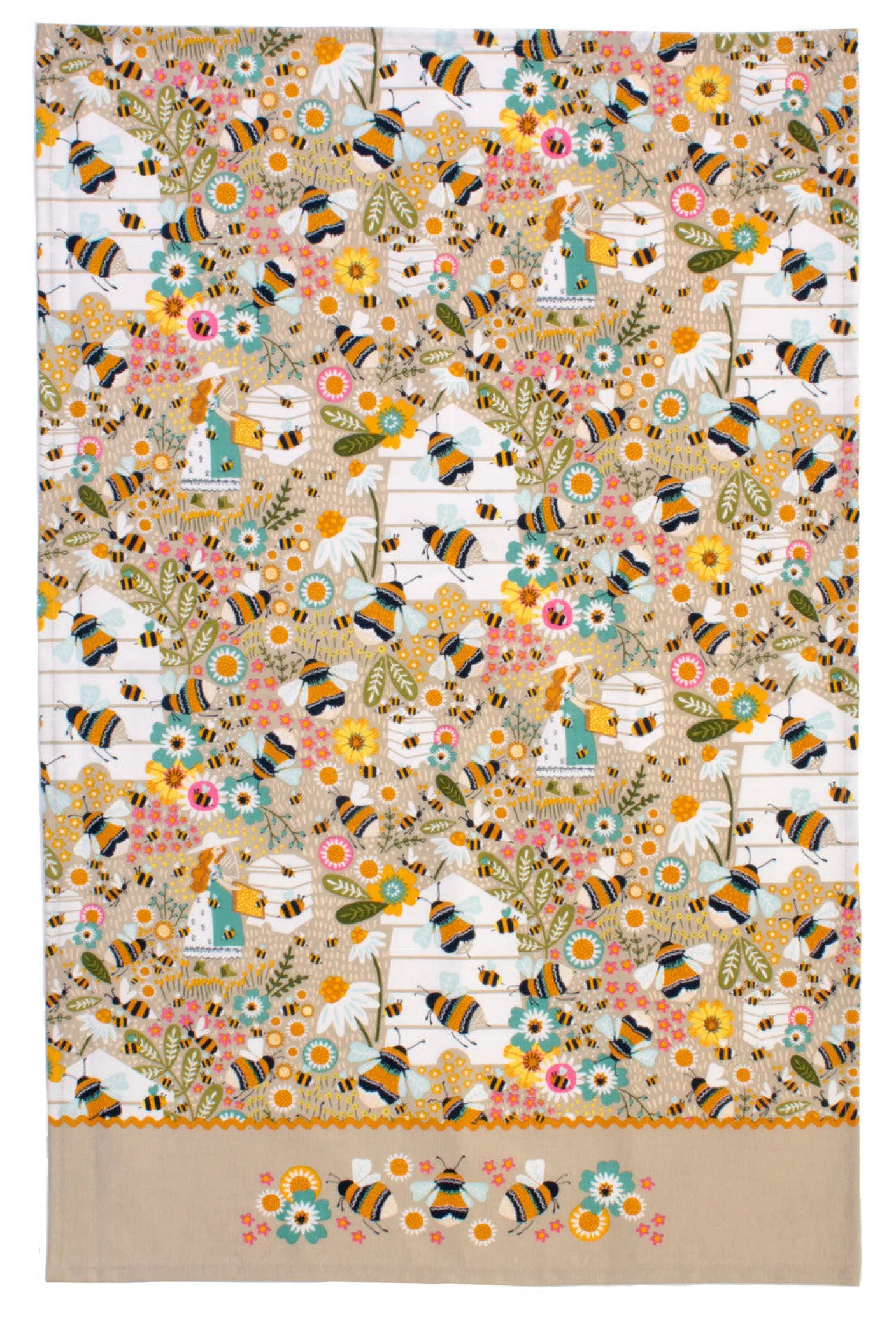 Bee Keeper Cotton Tea Towel