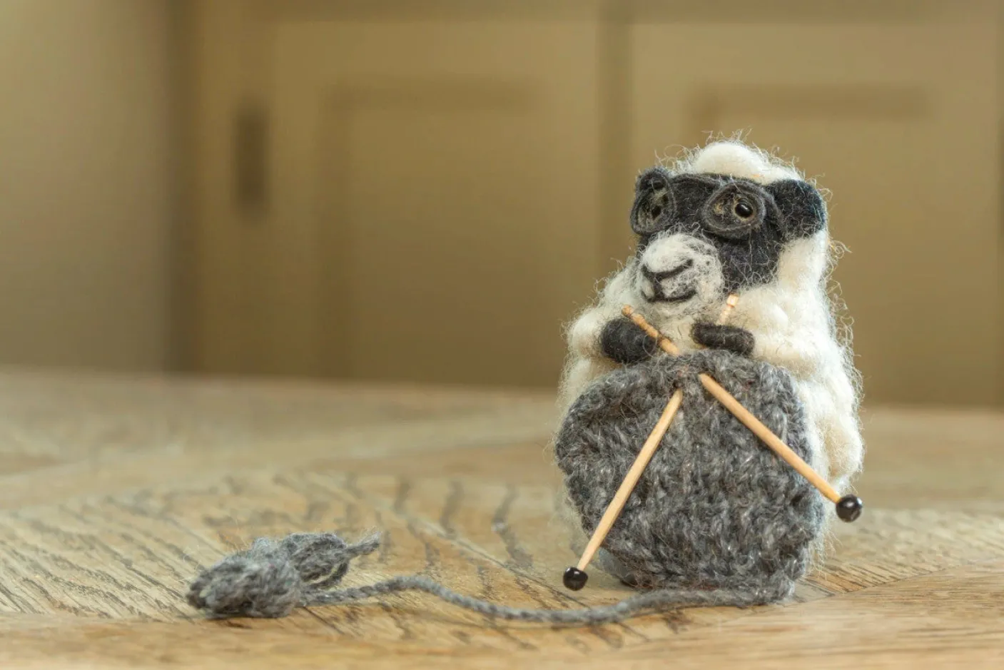 Knitting Nora Sheep from Woolacombe