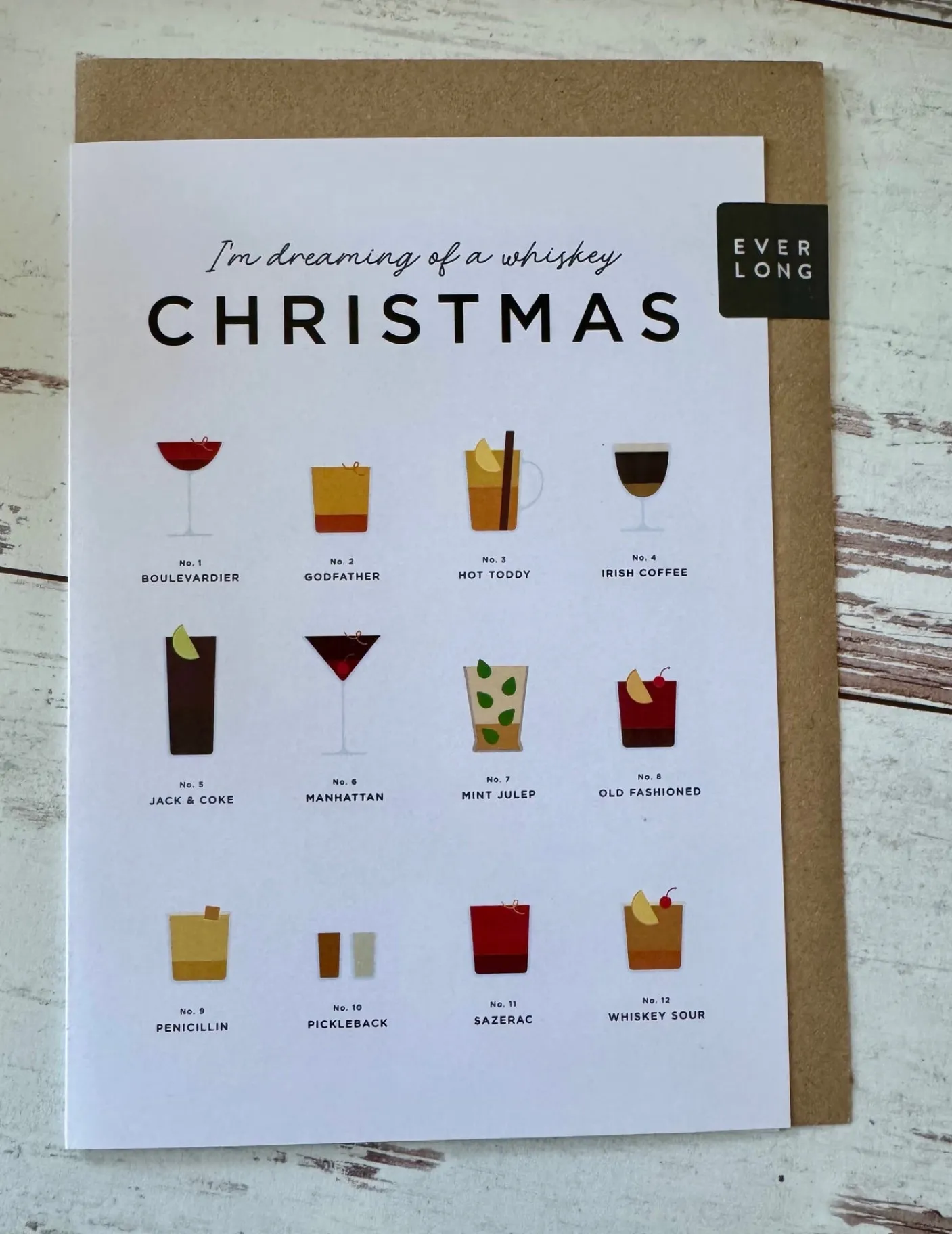 I'm Dreaming of a Whiskey Christmas Card