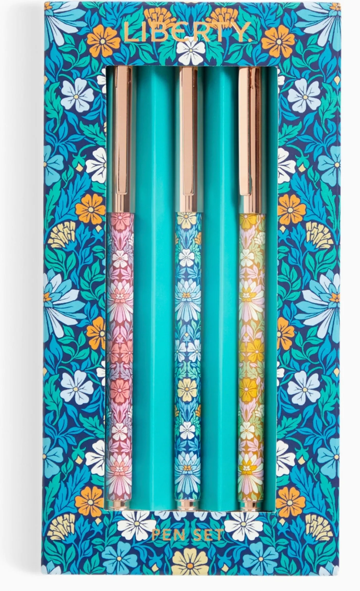 Liberty Moon Flower Pen Set of 3
