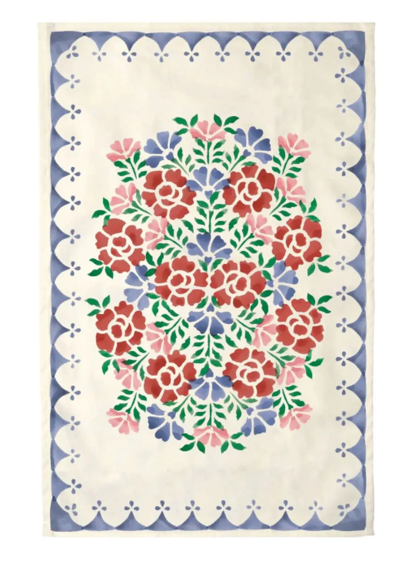 Antique Roses Tea Towel