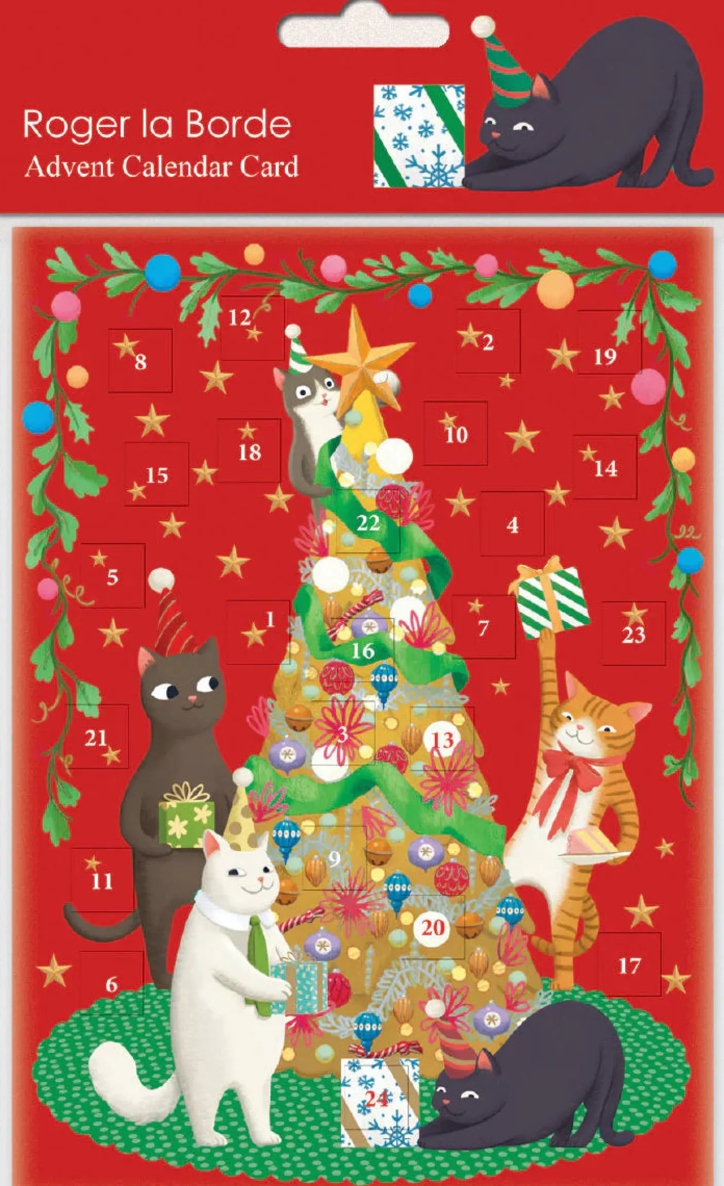 Miaow (Meow) Factor Advent Calendar Card