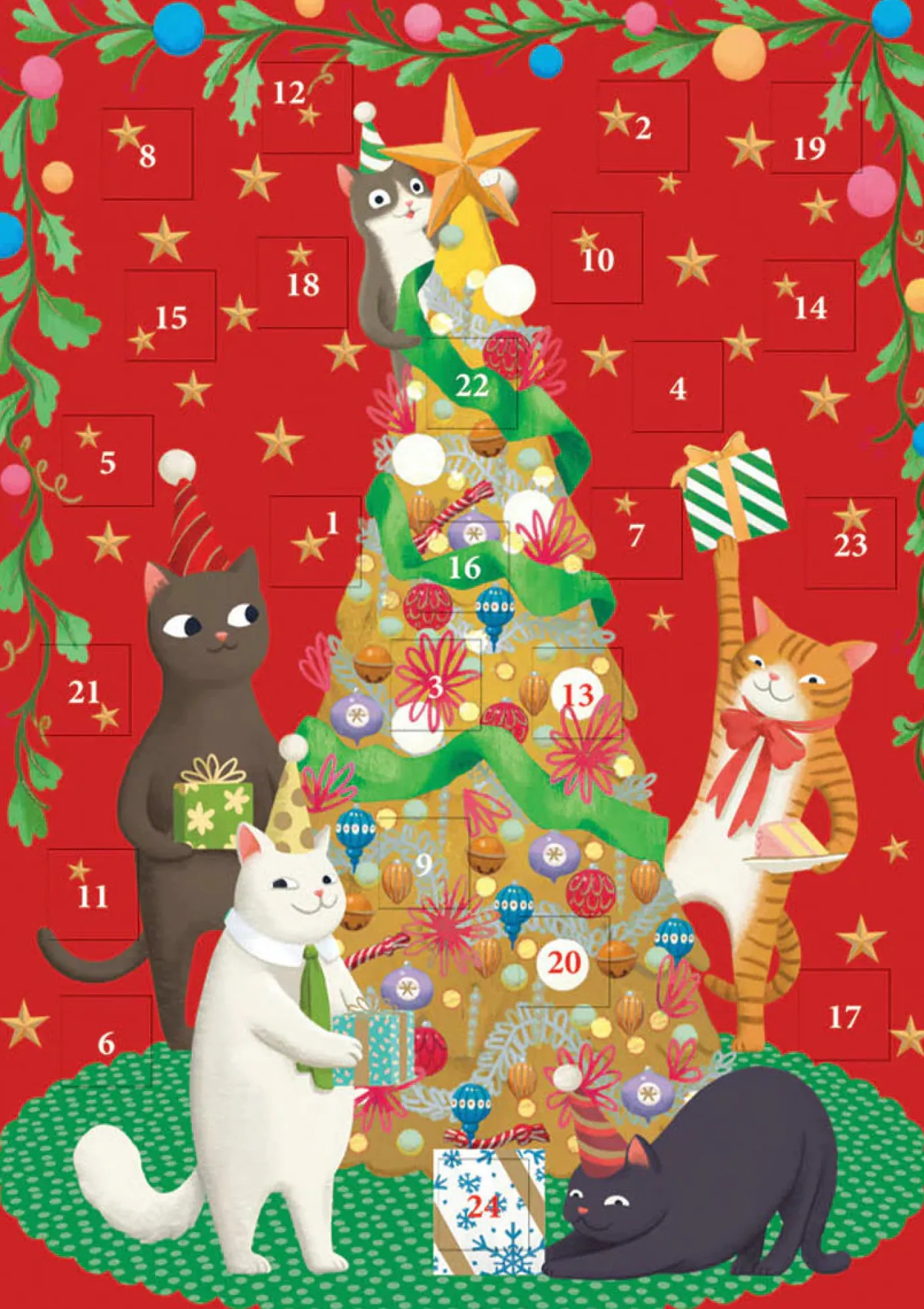 Miaow (Meow) Factor Advent Calendar Card