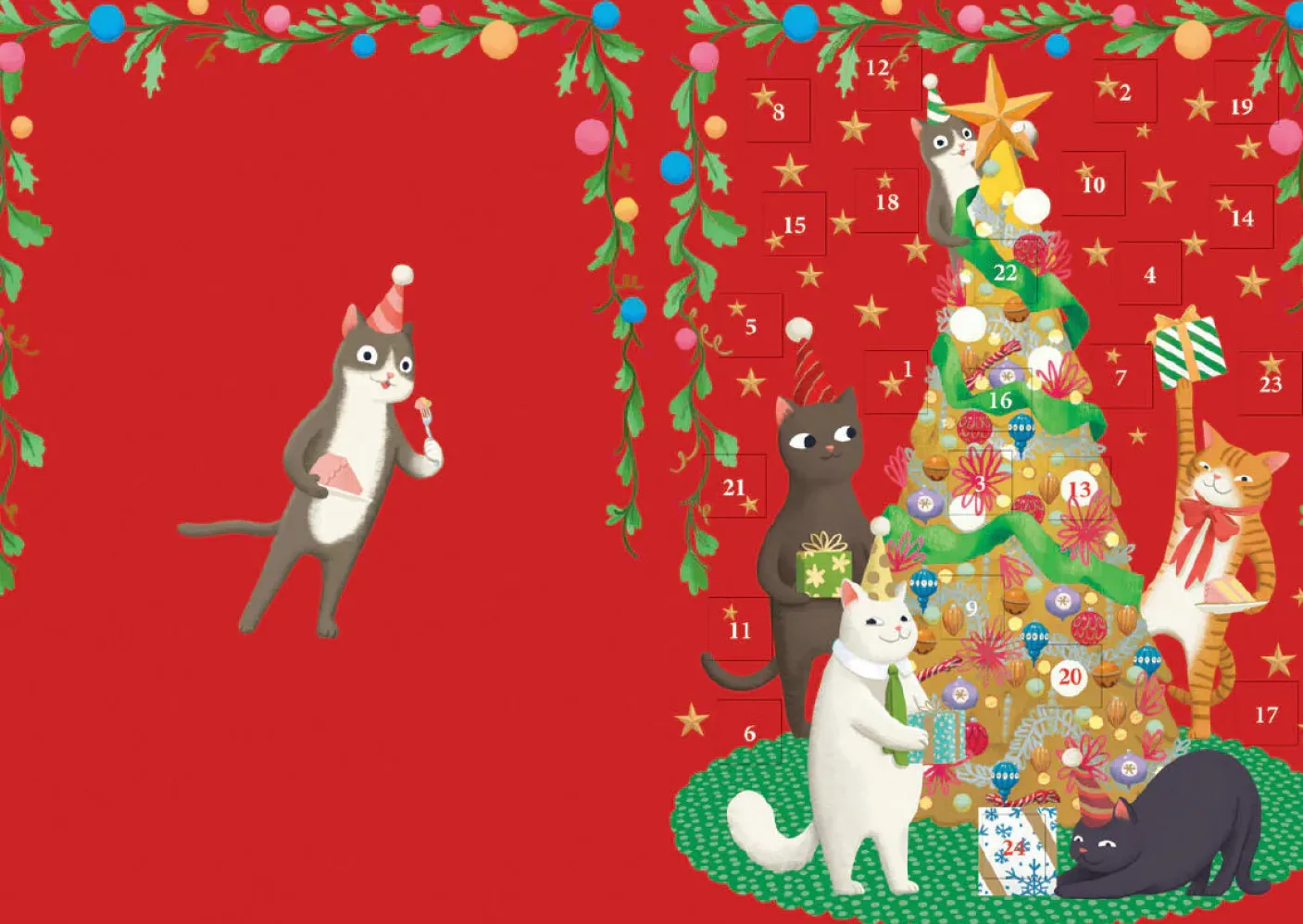 Miaow (Meow) Factor Advent Calendar Card