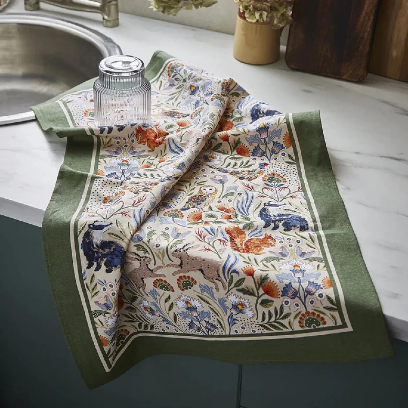 Blackthorn Cotton Tea Towel