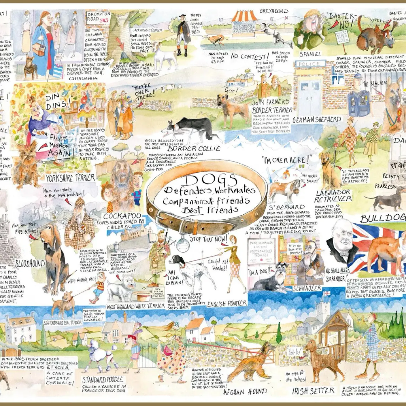 Dogs 1000 Piece Jigsaw Puzzle