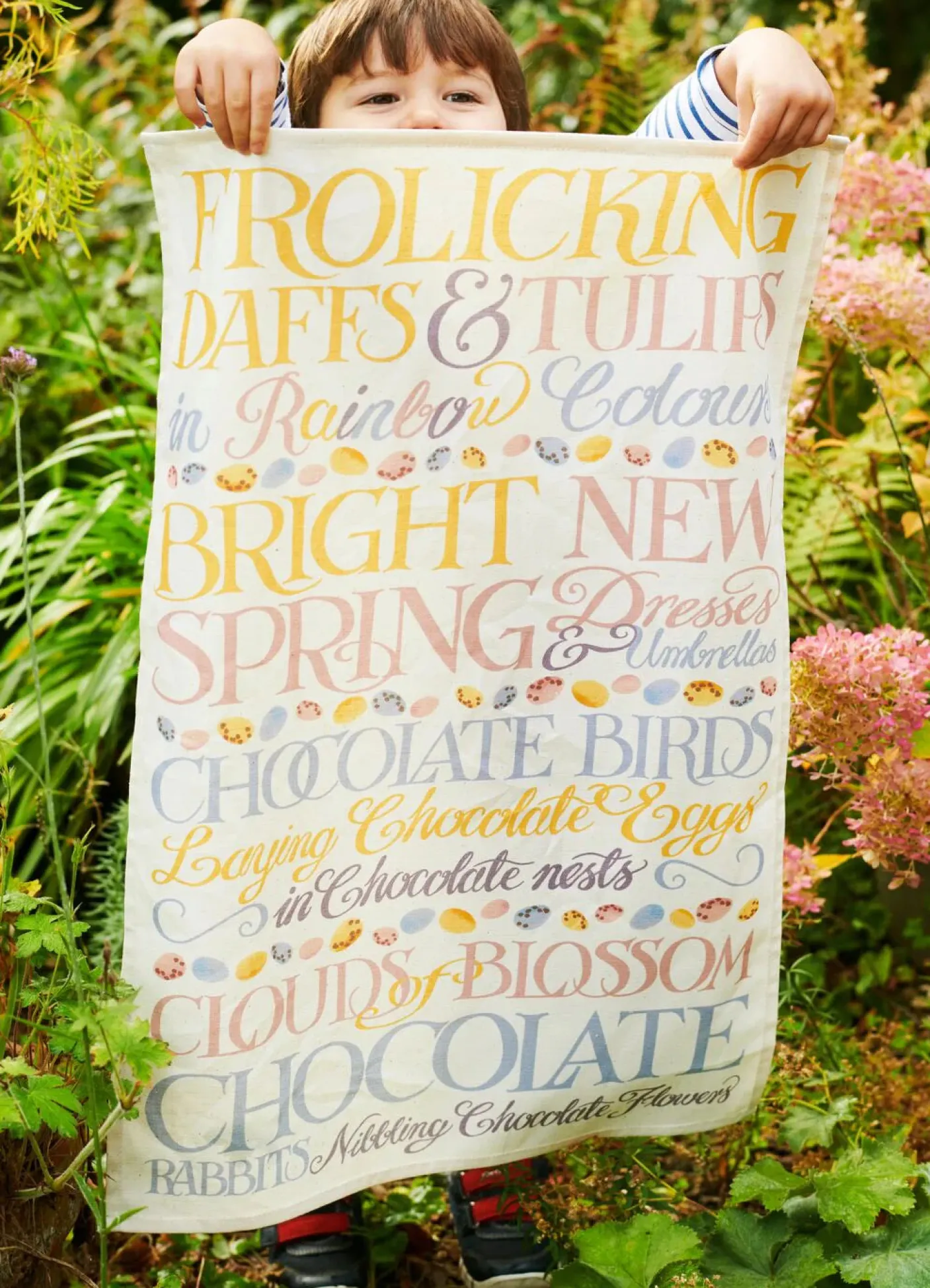 Easter Toast Mini Eggs Tea Towel