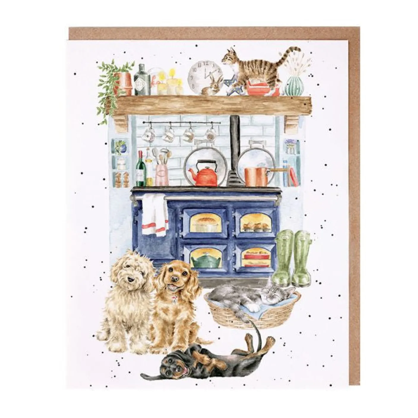 'The Country Kitchen' Blank Greetings Card