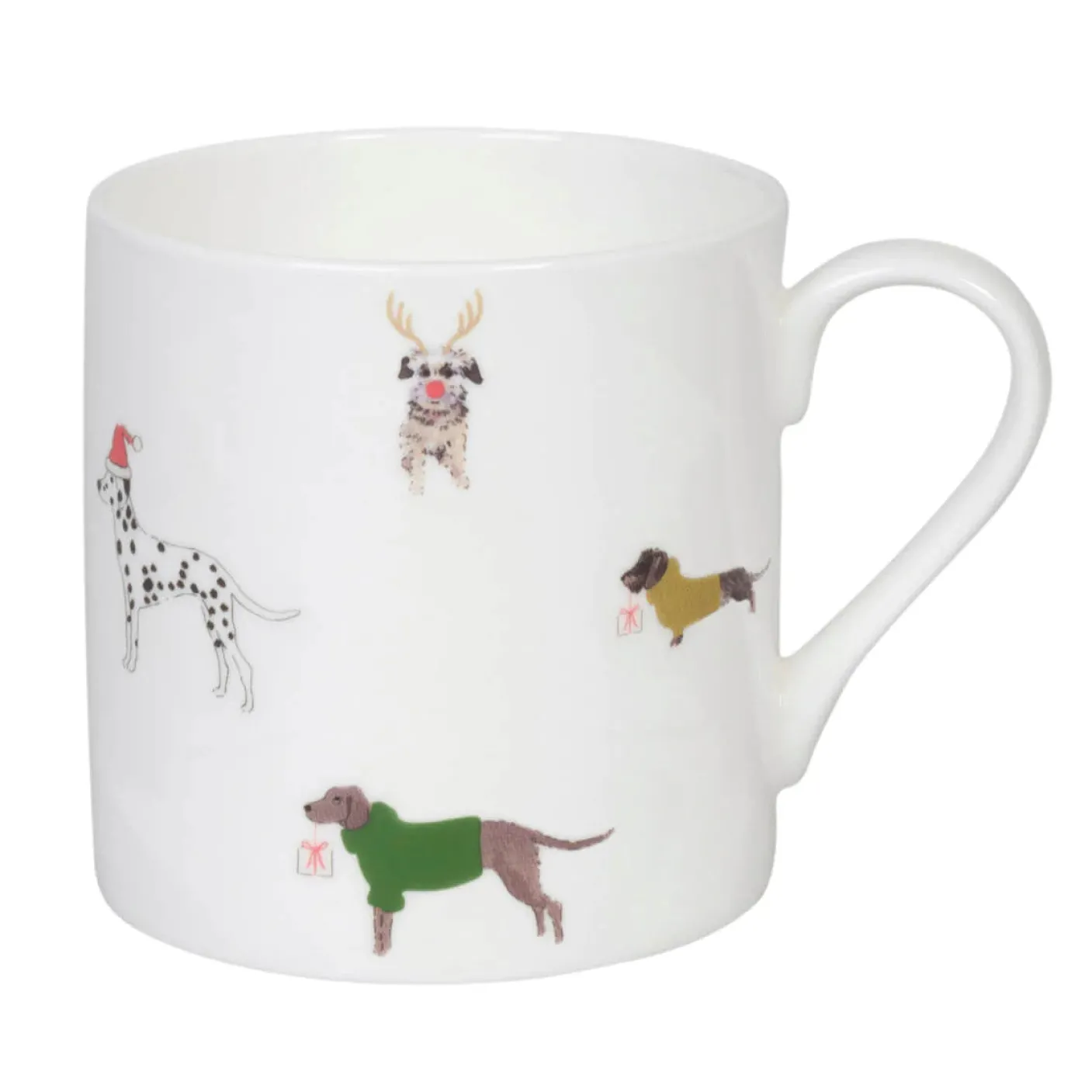 Christmas Dogs Mug