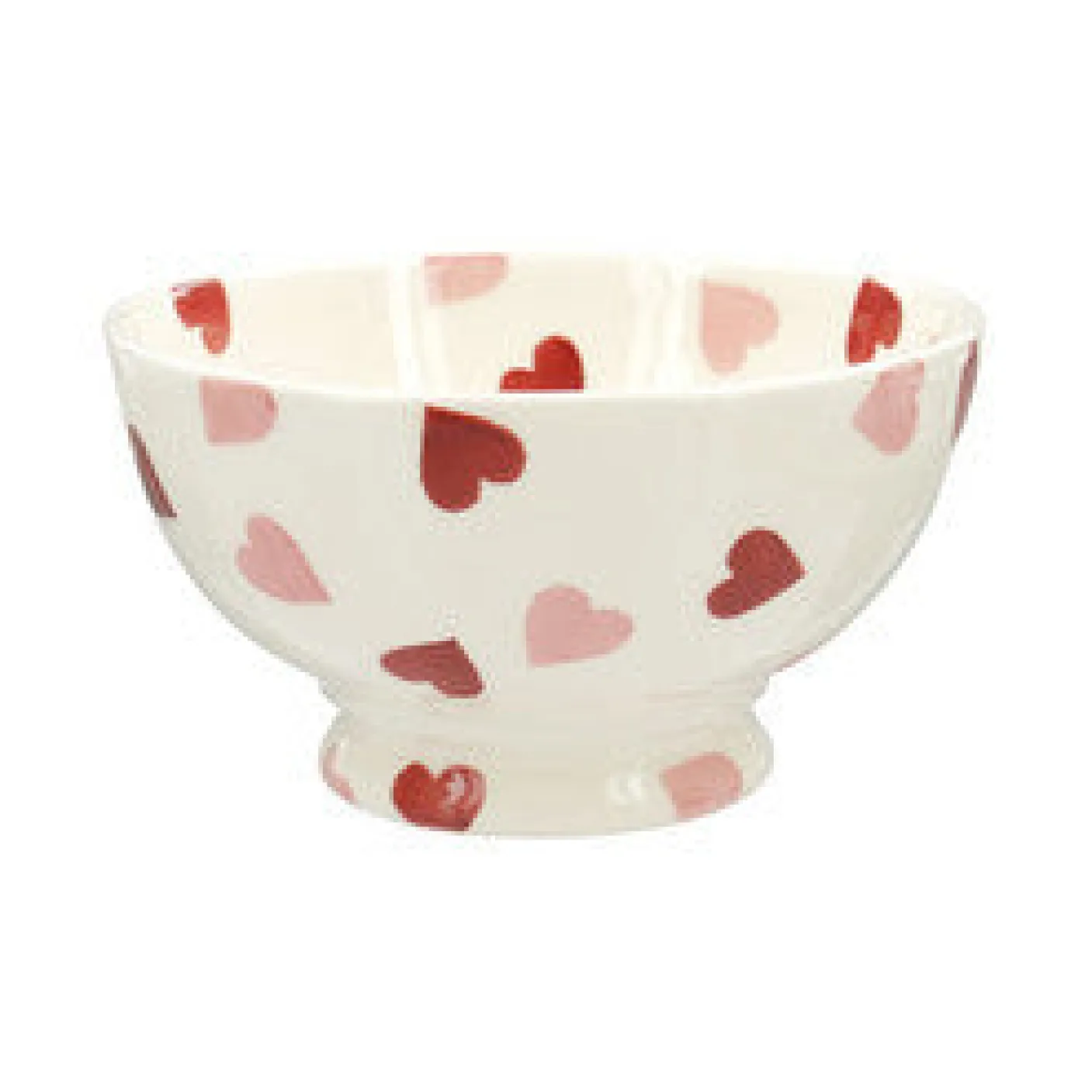 Pink Hearts French Bowl