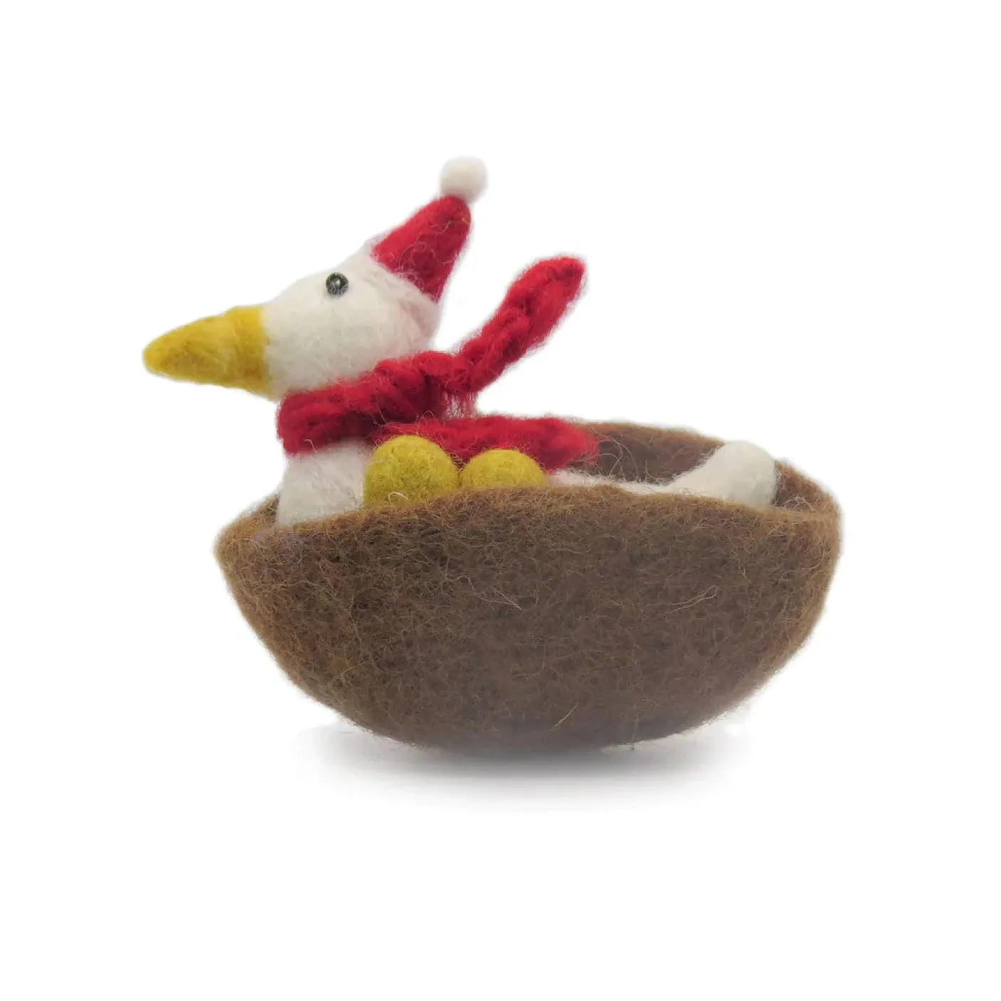 Goose a Laying Felt Decoration